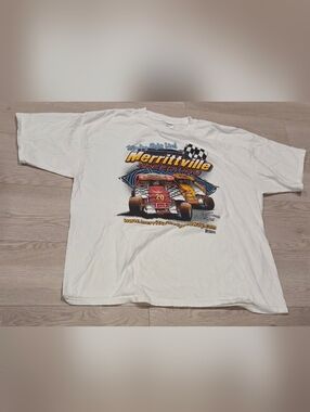 Vintage Merrittville Speedway "Your Local Dirt Track Is Where Its At!" Shirt
